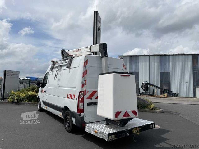 ανυψωτική πλατφόρμα τοποθετημένη σε φορτηγό Renault Master 2.3 dCi / KLUBB K26, 12m