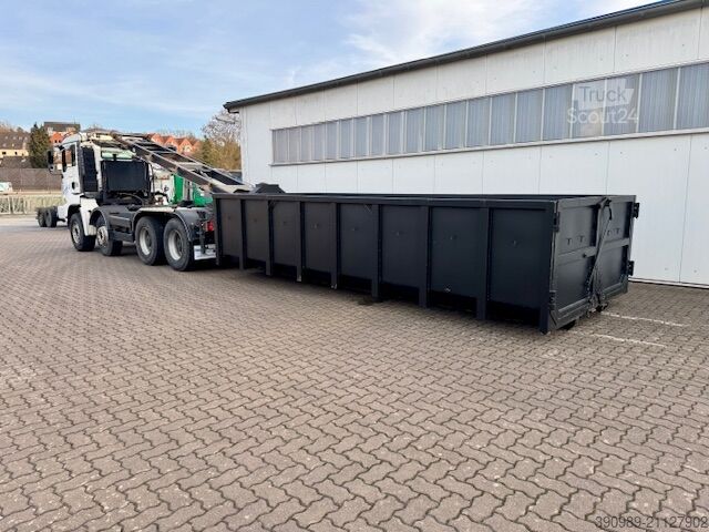 Kiper kamion MAN TGA 35.480 8X4 Abroller mit Container