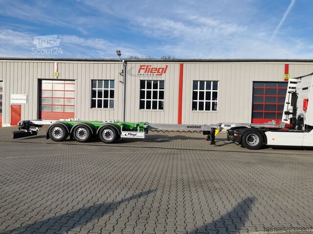 Полуремарке контейнерно шаси Fliegl SDS 380 Containerchassis Vario V3