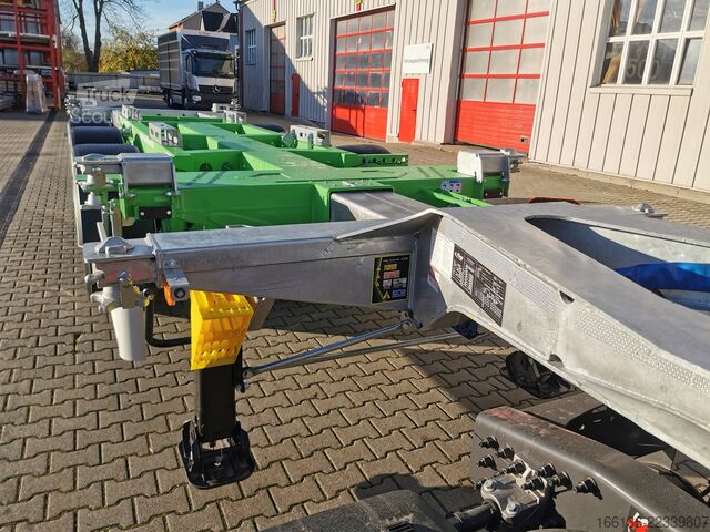 Полуремарке контейнерно шаси Fliegl SDS 380 Containerchassis Vario V3