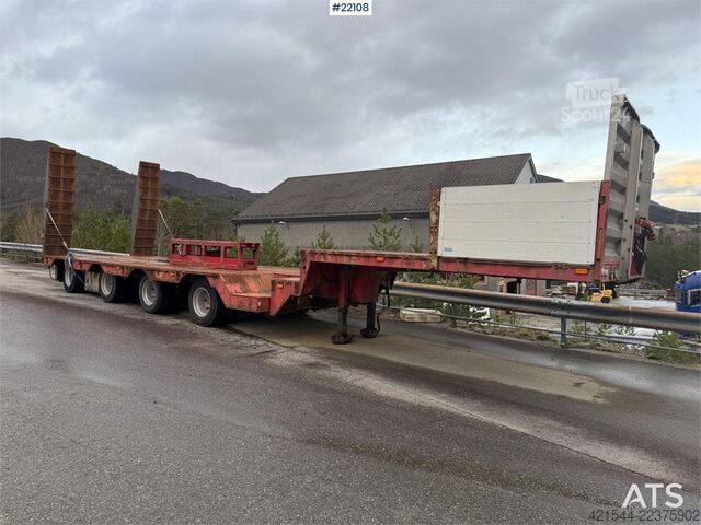  Vang SHSL 4 axle machine trailer w/ hydraulic driving b