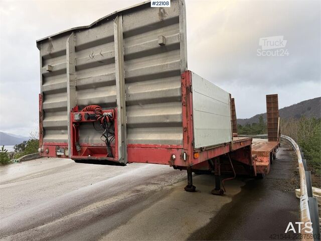  Vang SHSL 4 axle machine trailer w/ hydraulic driving b