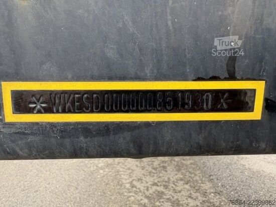 Nízkopodlažný náves KRONE KüHLAUFLIEGER,  THERMO KING SLXI 400, SAF-ACHSEN, DOPPELSTOCK