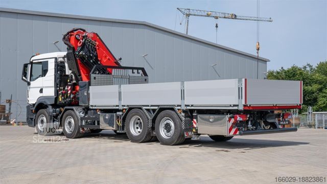 LKW mit Pritsche (offen) MAN MAN 35.470 8x2 Kran F710 RA2.26