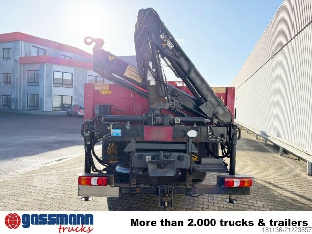 Vrachtauto met open laadbak Mercedes-Benz Atego 1323 A 4x4, Heckkran Hiab 055 B-2 CL, 2x AHK