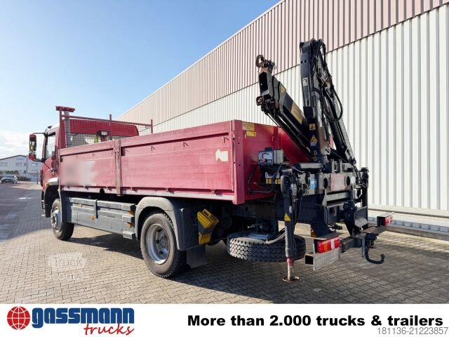 Vrachtauto met open laadbak Mercedes-Benz Atego 1323 A 4x4, Heckkran Hiab 055 B-2 CL, 2x AHK