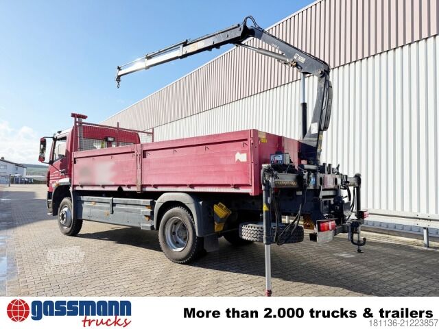 Vrachtauto met open laadbak Mercedes-Benz Atego 1323 A 4x4, Heckkran Hiab 055 B-2 CL, 2x AHK