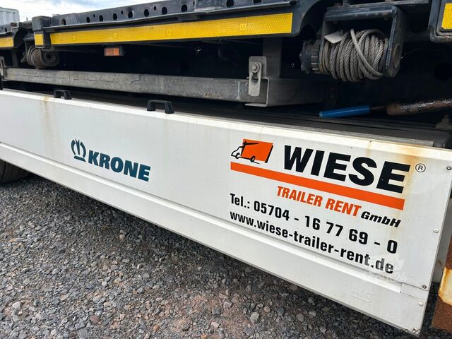 Darba platformas puspiekabe KRONE Stahlmatten Auflieger
