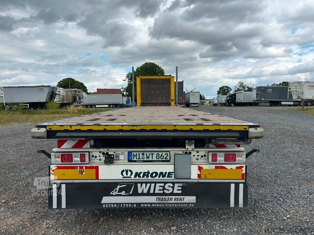 Darba platformas puspiekabe KRONE Stahlmatten Auflieger