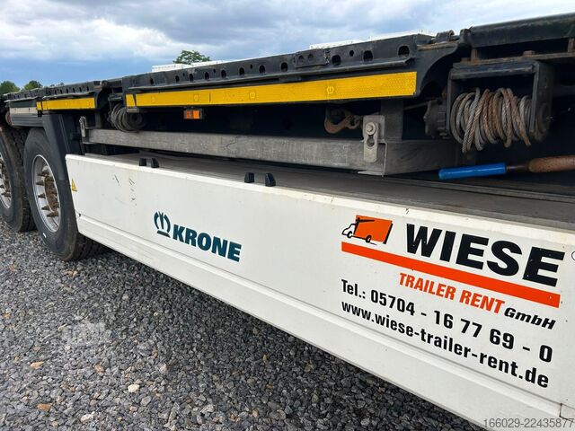 Darba platformas puspiekabe KRONE Stahlmatten Auflieger