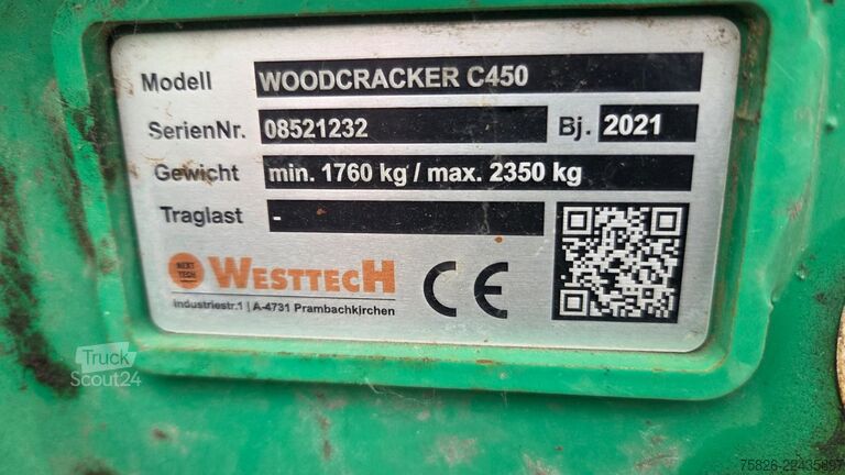 Annan WesttecH Westtech Woodcracker C450 Tiltator 2021