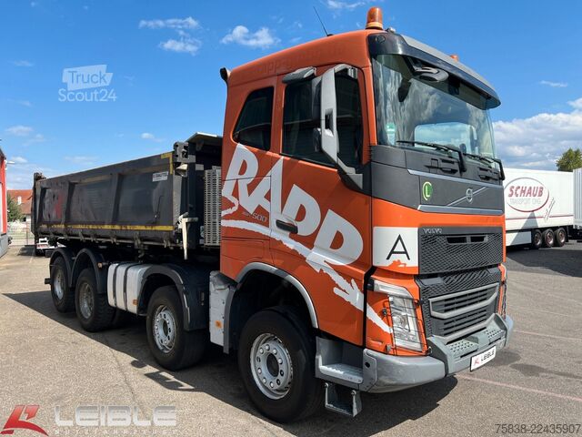 Camion ribaltabile trilaterale VOLVO FH500 8x4*Dreiseitenkipper*Bordmatik*VEB*Liege