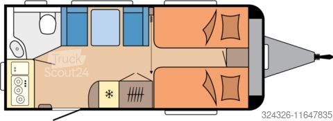 Caravane Hobby Excellent 460 SL Auflastung 1.500kg