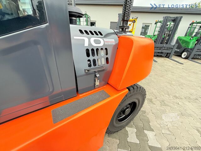 Chariot élévateur à 4 roues DOOSAN 70 / DUPLEX / FORK 2500MM / POSITIONER