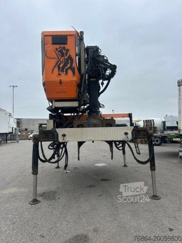 Anhänger-Wechselfahrgestell  PLATEAU-WECHSELPRITSCHE MIT LOGLIFT 140S INKL. ROTATOR UND GREIFER