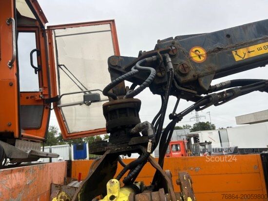Anhänger-Wechselfahrgestell  PLATEAU-WECHSELPRITSCHE MIT LOGLIFT 140S INKL. ROTATOR UND GREIFER