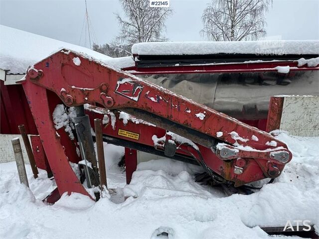  Tyllis jumbo semi-trailer with HMF crane