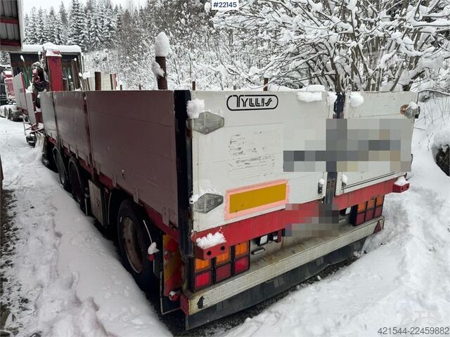  Tyllis jumbo semi-trailer with HMF crane