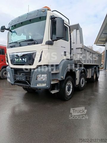 Billenő teherautó MAN TGS 41.480 / 8x6 / 41ton / full Steel / manual