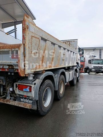 Billenő teherautó MAN TGS 41.480 / 8x6 / 41ton / full Steel / manual
