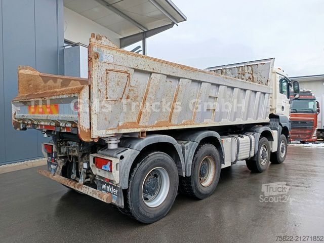 Billenő teherautó MAN TGS 41.480 / 8x6 / 41ton / full Steel / manual