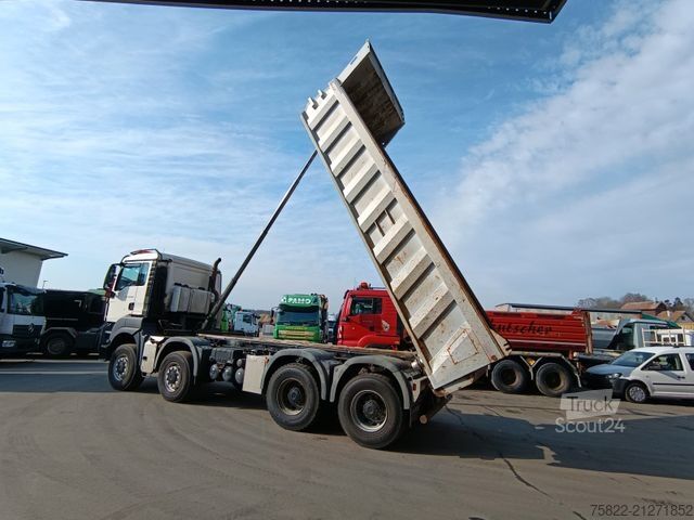 Kipper LKW MAN TGS 41.480 / 8x6 / 41ton / full Steel / manual