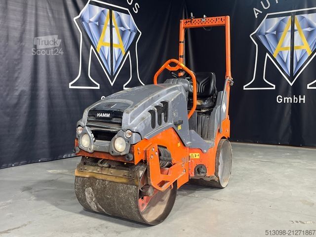 Envalsvält HAMM TANDEM WALZE / ROLLER HD 8 VV KUBOTA KNICKGELENK