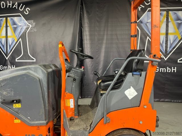 Envalsvält HAMM TANDEM WALZE / ROLLER HD 8 VV KUBOTA KNICKGELENK