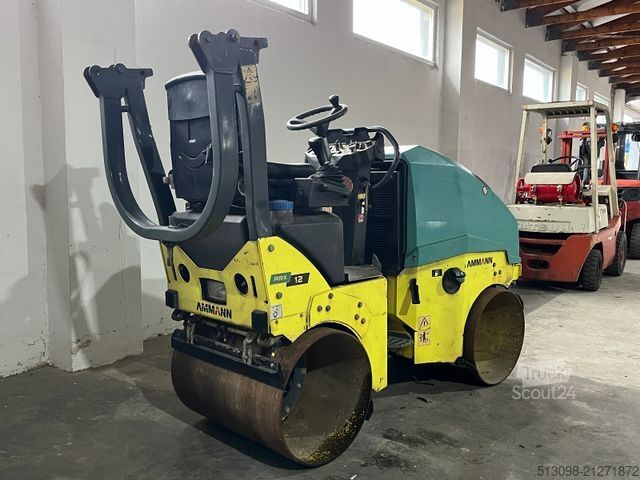 Rodillo de tambor único AMMANN ARX 12 WALZE / TANDEM ROLLER YANMAR KNICKG