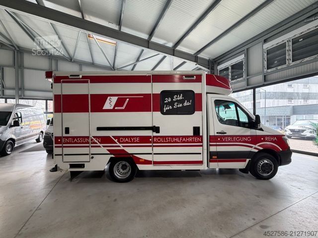 Brandweerwagen MERCEDES-BENZ Sprinter II 516 RTW/KTW KOFFER*RETTUNGSFAHRZEUG*