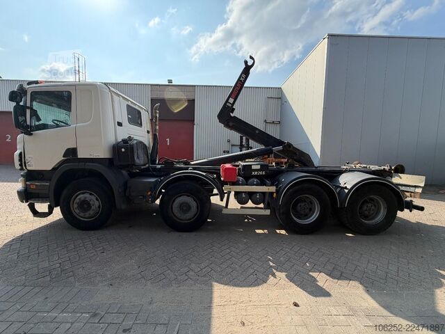 Sistema de braço de gancho Scania P380 8X4 26T HIAB HOOKLIFT / AMPLIROLL - HUB RE...
