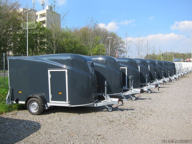 Kofferanhänger Cheval Liberté Debon Polycargo 1300 eisengrau Seitentür direk