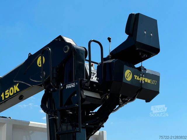 Camion-benne avec grue MAN TGS 28.440 6x4-4 BL 2-Seitenkipper Recycling Kran