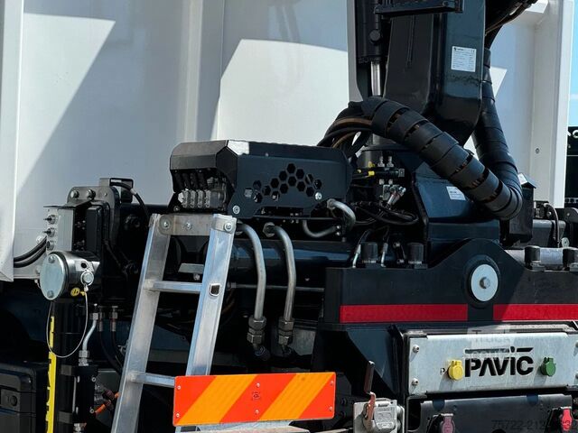 Camion-benne avec grue MAN TGS 28.440 6x4-4 BL 2-Seitenkipper Recycling Kran