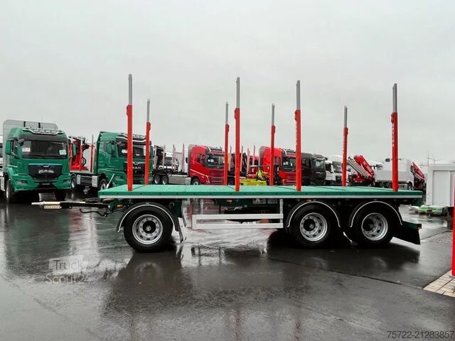 Transportator de lemn PAVIC HPA 27 68Z / Plattform 3-Achser Blatt-Federung...