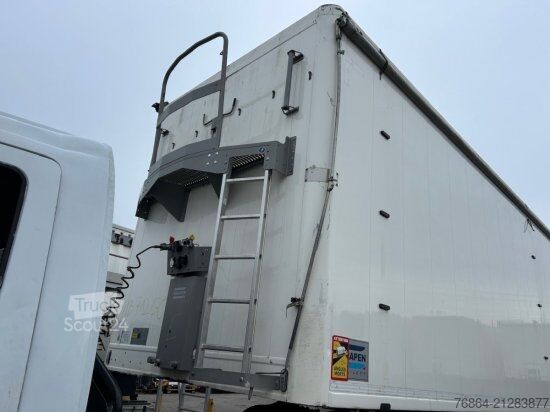 Mozgópadlós félpótkocsi KNAPEN K100/KT01, 10 MM, LIFTACHSE, ROLLPLANE, FUNK