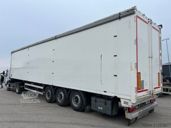 Mozgópadlós félpótkocsi KNAPEN K100/KT01, 10 MM, LIFTACHSE, ROLLPLANE, FUNK