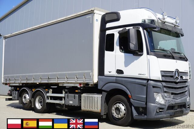 Branda Mercedes-Benz Actros 2540 6×2 / 90 tho. km! / 18 EPAL