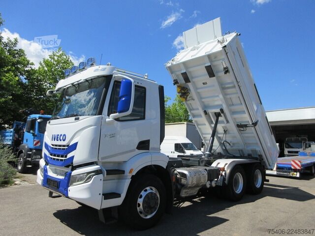 Trojstranný sklápací nákladný automobil iveco X-Way 480 AD300XZ 6x4  Hydrodrive, Bordmatic
