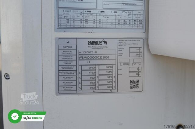 Chladený náves SCHMITZ CARGOBULL SKO FP 60 ThermoKing SLXi 300