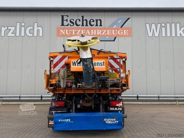 Camion-benne tricar MAN TGM 13.240 4x4 DoKa|Kipper*Salzstreuer*Kommunal