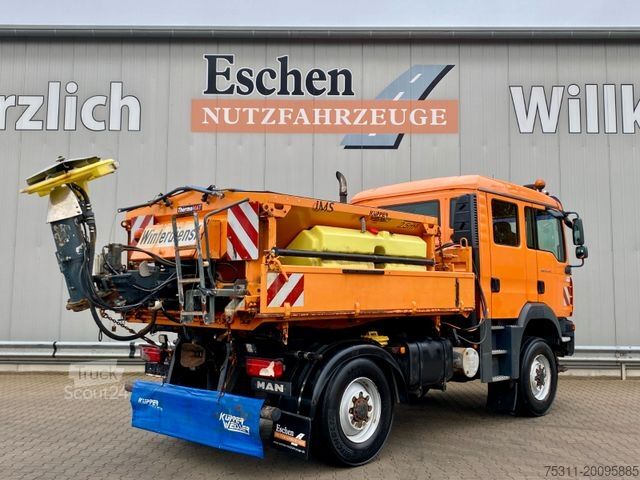 Camion-benne tricar MAN TGM 13.240 4x4 DoKa|Kipper*Salzstreuer*Kommunal