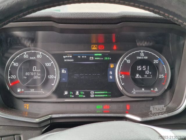 Valise Scania R580 V8 NGS Highline 6x2*4 - Box with sidedoors...