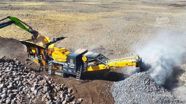 Attrezzatura di frantumazione FABO Crushing equipment FTJ-1175 Crawler Jaw Crusher 150-300 TPH