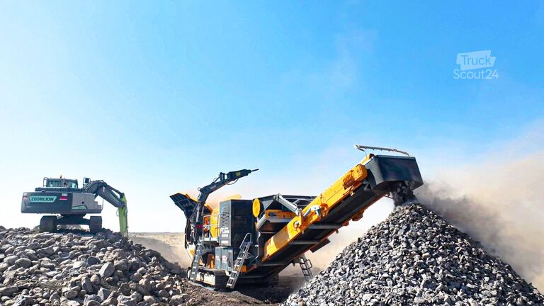 Attrezzatura di frantumazione FABO Crushing equipment FTJ-1175 Crawler Jaw Crusher 150-300 TPH