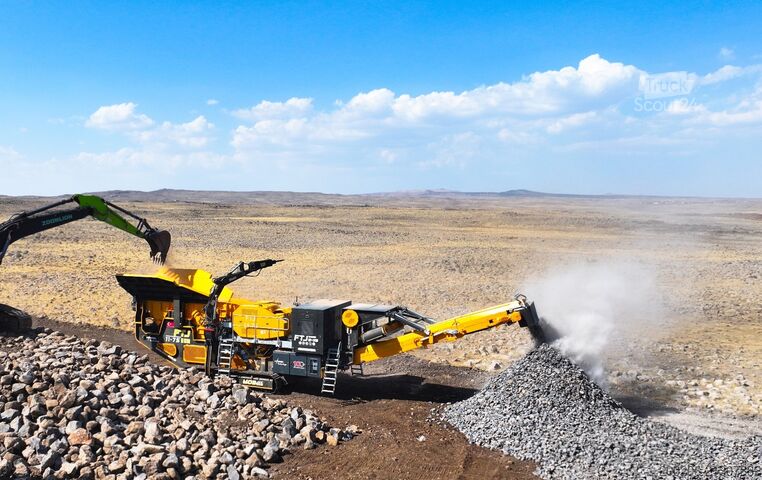 Attrezzatura di frantumazione FABO Crushing equipment FTJ-1175 Crawler Jaw Crusher 150-300 TPH