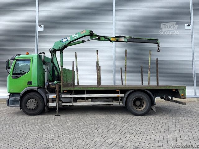 Πλατφόρμα φόρτωσης Renault HD260-20 PR OPEN LAADBAK MET HMF853 KRAAN / BLA...