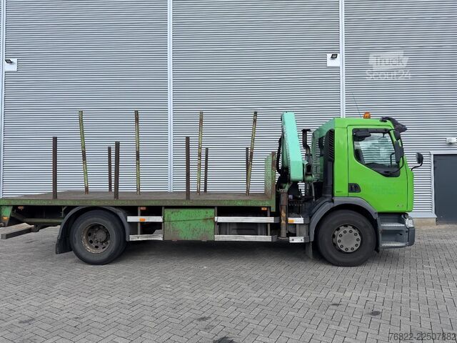 Πλατφόρμα φόρτωσης Renault HD260-20 PR OPEN LAADBAK MET HMF853 KRAAN / BLA...