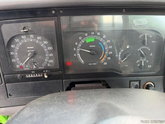 Πλατφόρμα φόρτωσης Renault HD260-20 PR OPEN LAADBAK MET HMF853 KRAAN / BLA...