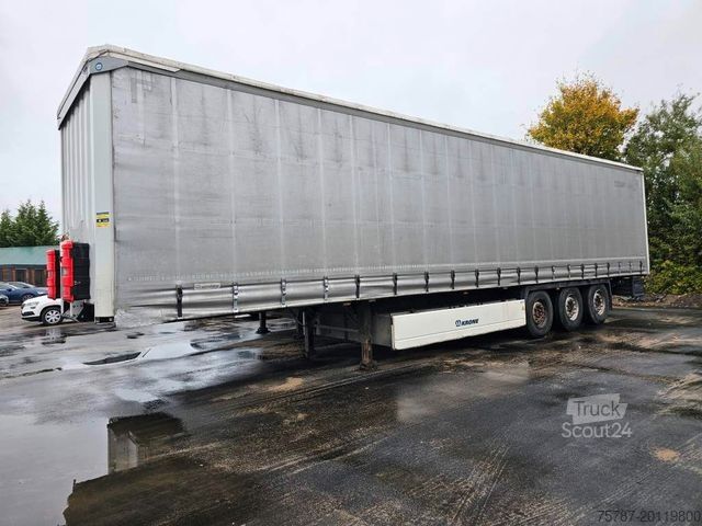 Otevřený návěs s plachtou KRONE Gardine Standard Liftachse Krone Scheibe Zollsch